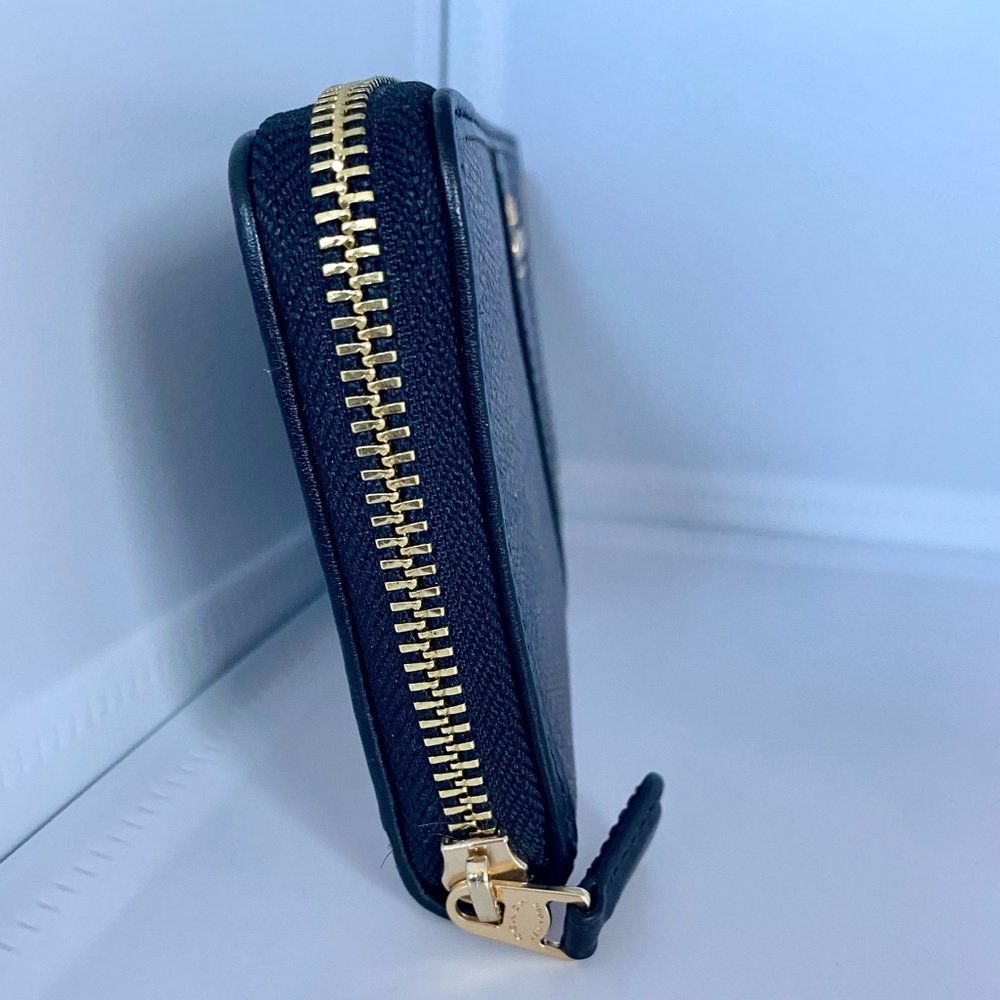 💯🔲NEW🔲Coach long zip round wallet/full size/leather - Picture 3 of 6